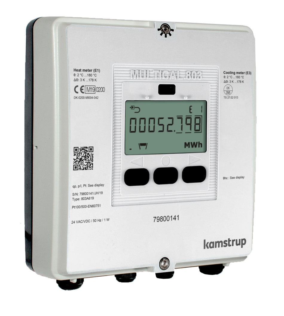 Medidor de enfriamiento ultrasónico Kamstrup Multical 803