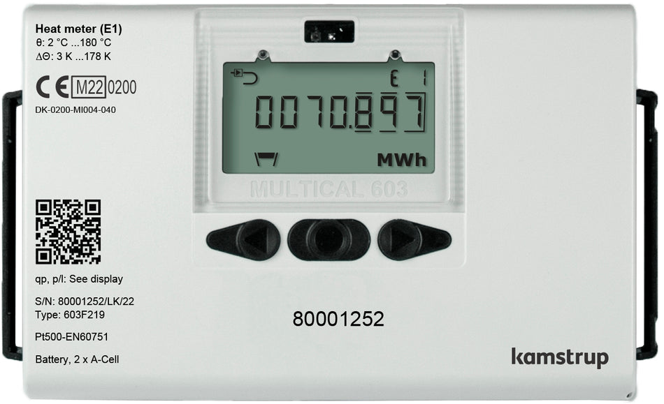 Kamstrup Multical 603 Ultrasonic Heat Meter